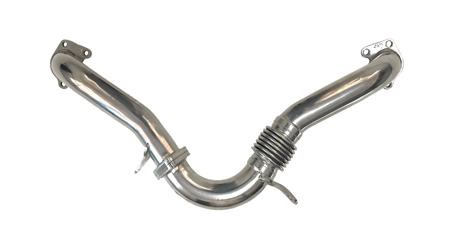 King Brown 2.25" Cross-Over Pipe - Toyota Landcruiser VDJ76 / VDJ78 / VDJ79 70 Series 4.5L V8