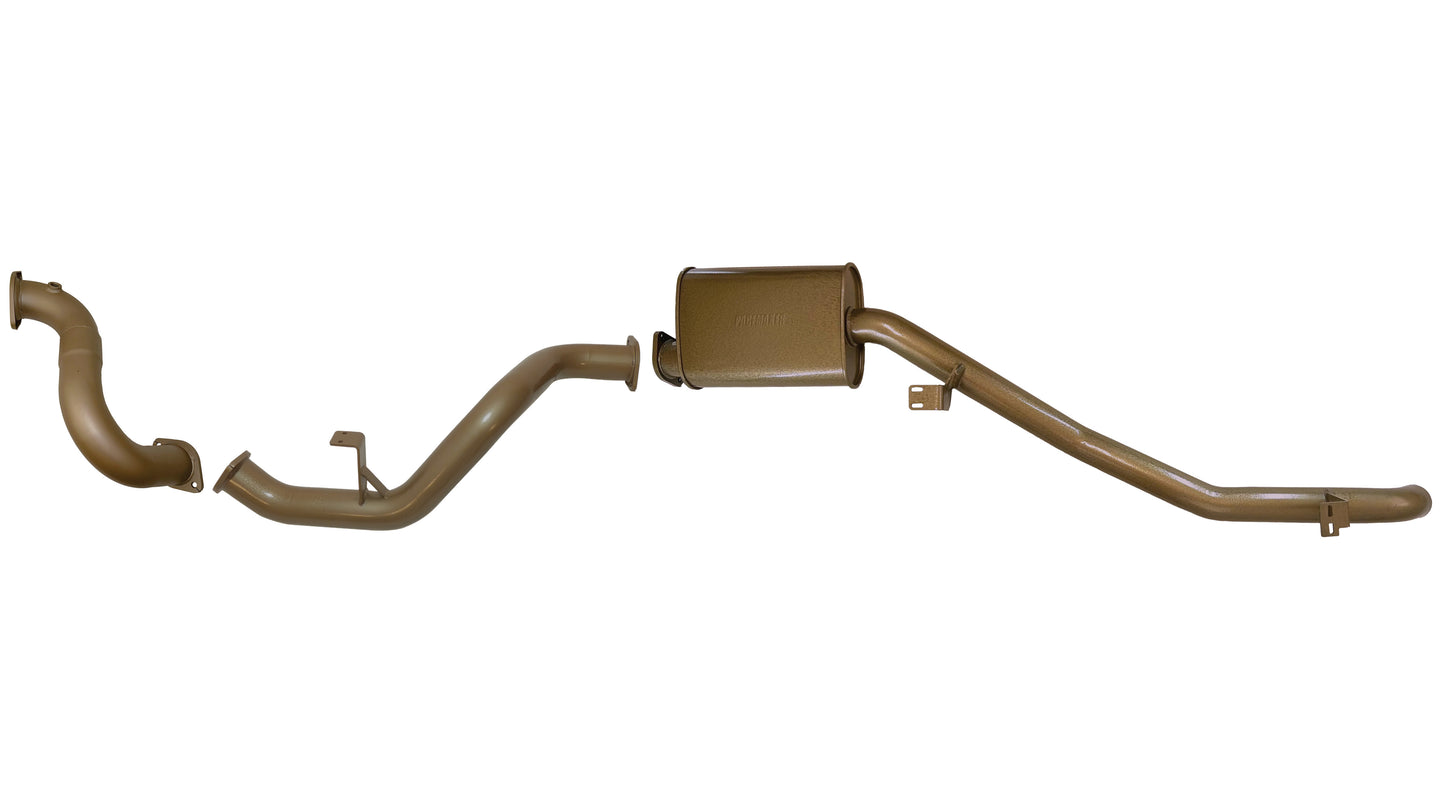 Landcruiser 70/78 Series V8 4.5L Single Turbo Troopcarrier (DPF Model) September 2016 to September 2024 - DPF Back Exhaust System with a Muffler