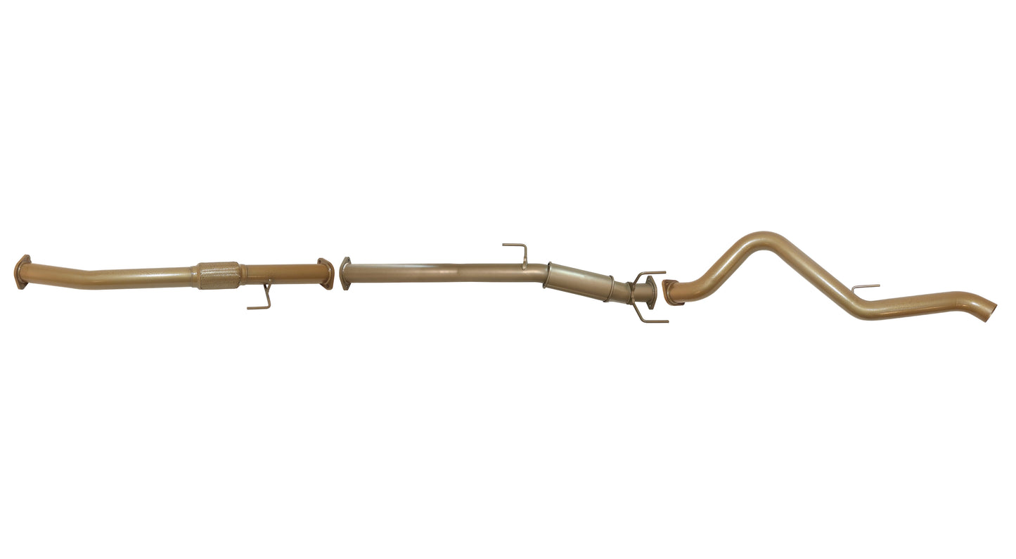 Mazda BT-50 3L (4JJ3-TCX) 2020 to 2025 (DPF Back) Exhaust with Resonator