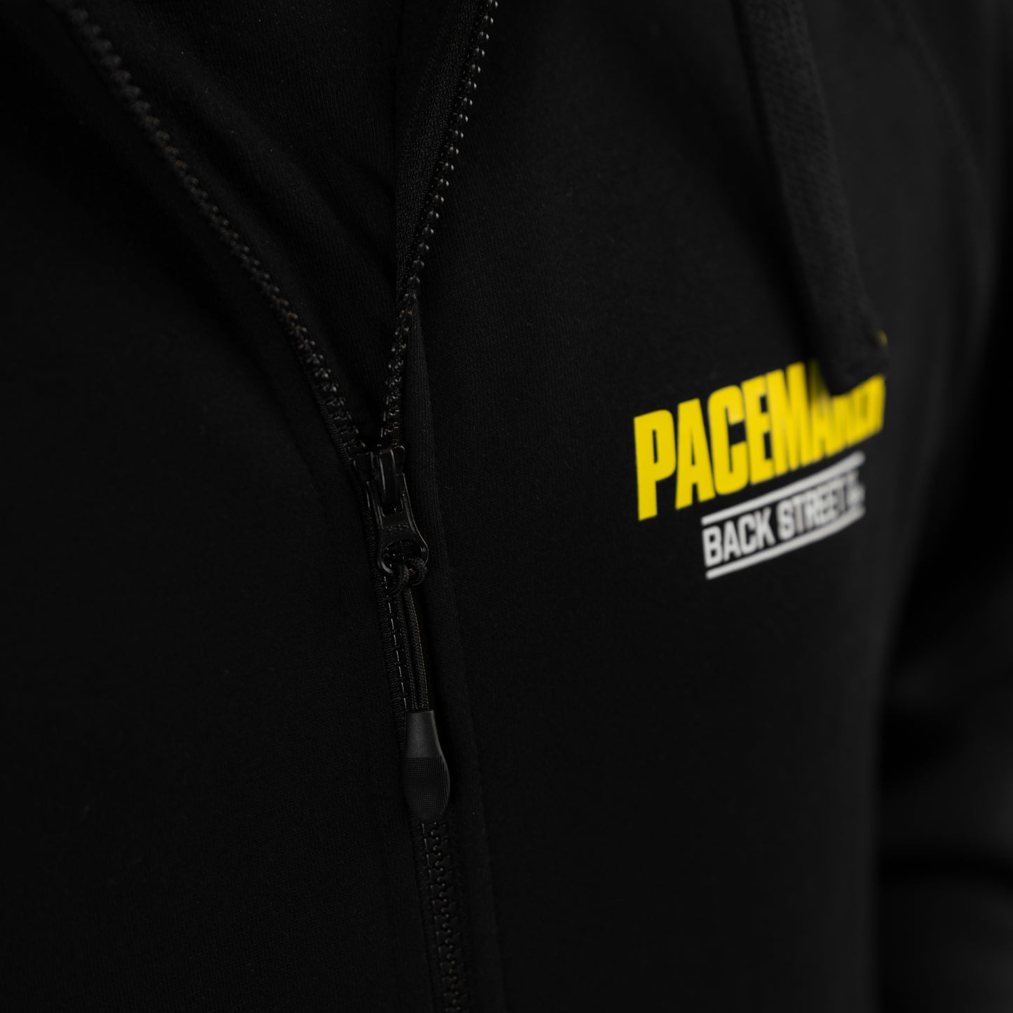 Black Pacemaker Hoodie featuring 1972 Ford Falcon XA GT 2 door hard top in Lime Green