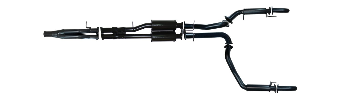 Chevrolet Silverado 1500 Full 3" Cat Back Exhaust System Kit with Rear Resonators