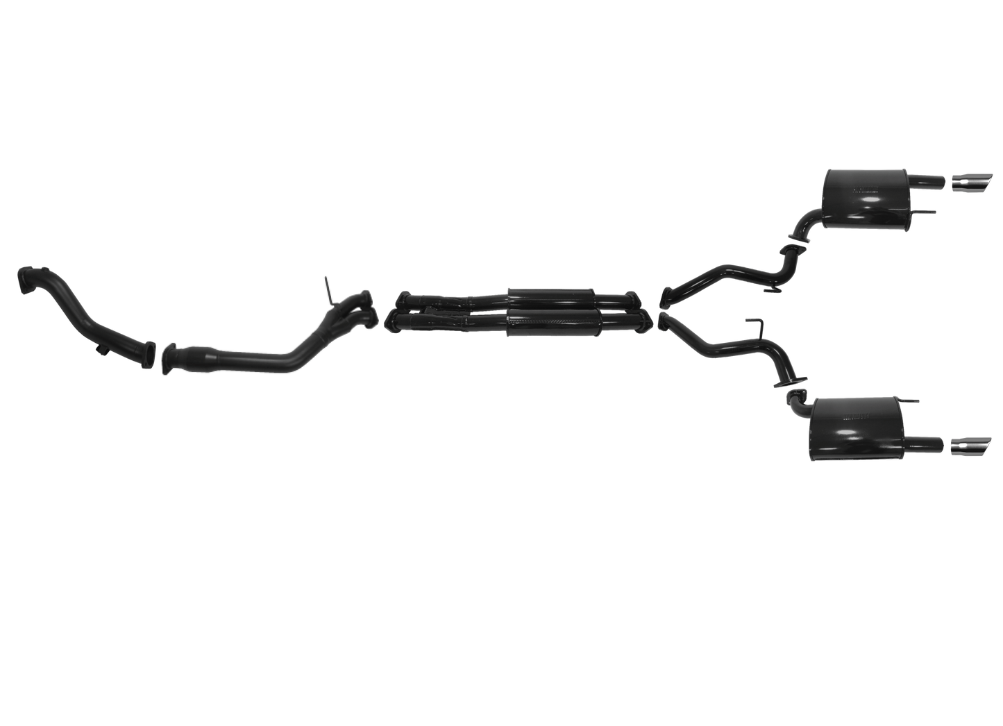 Ford Mustang Coupe Convertible 2015 to 2017 2.3" Ecoboost Turbo Back System