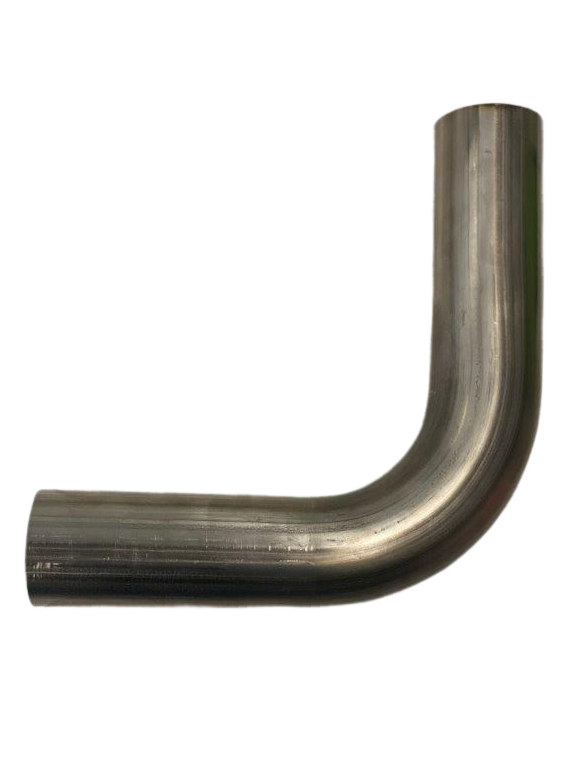 90 Degree 4" (100mm) Stainless Steel - 8" Legs