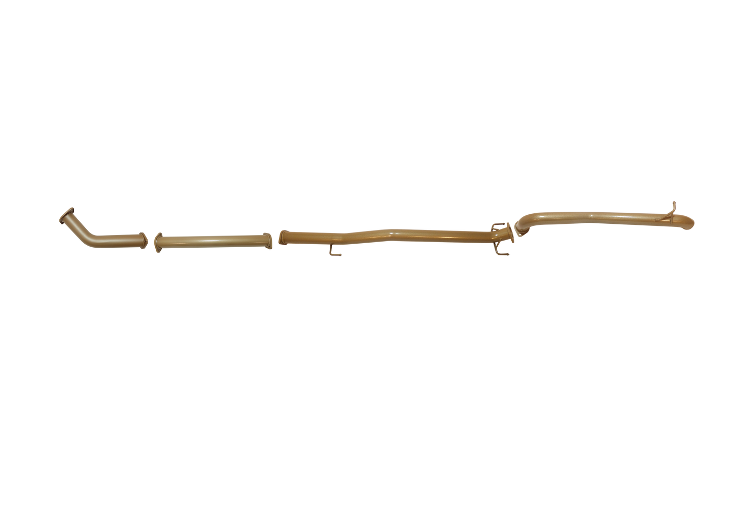 Toyota Hilux 8th Generation 2.8L TD D-4D (1GDFTV) October 2015 to current - Single 3" Inch DPF Back Exhaust System Straight Through No Mufflers