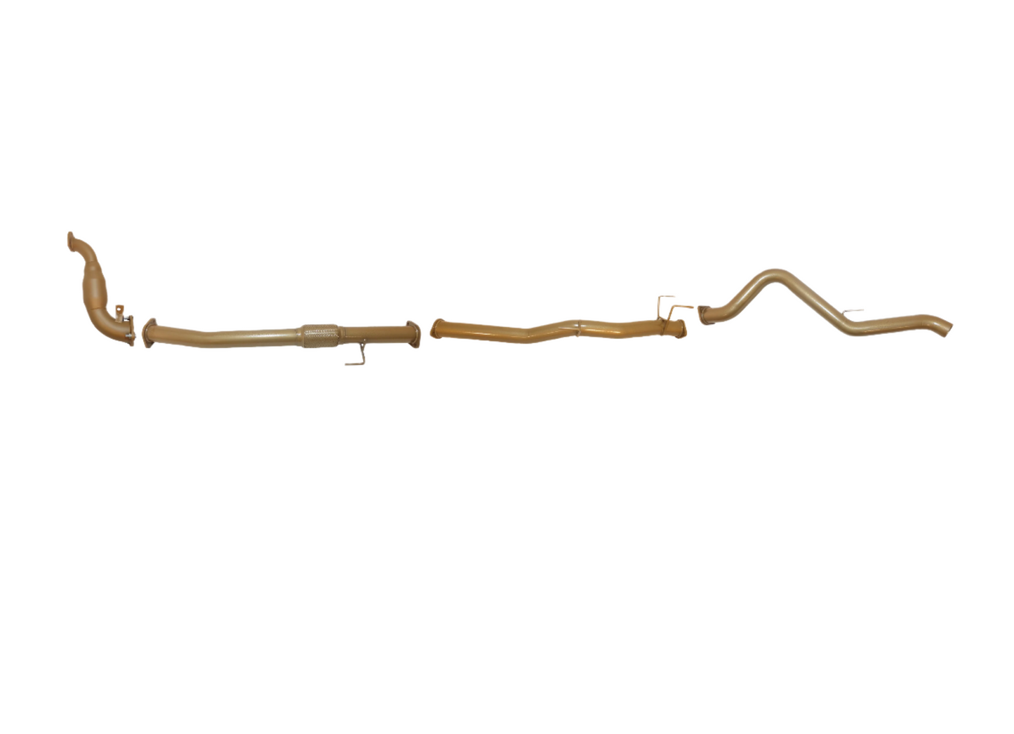 Holden Colorado 7 Wagon RG 2.8L (DURAMAX) TD 2012 to September 2016 (without DPF/Air Purifier) - Single 3" with CAT and Centre Pipe Option Kit