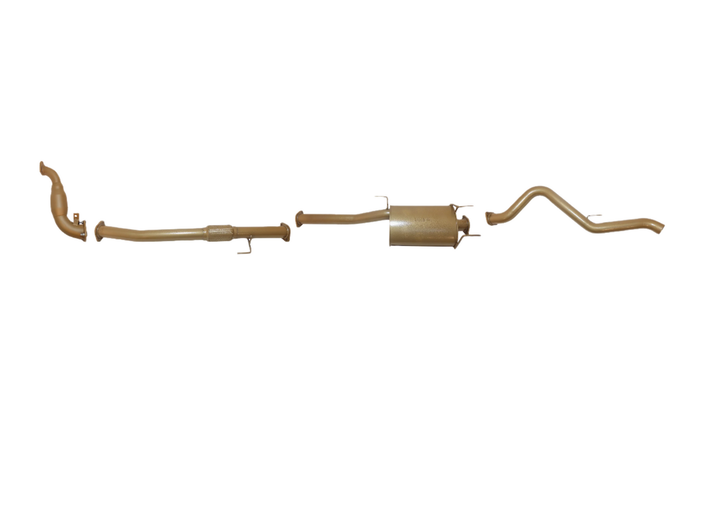 Holden Colorado 7 Wagon RG 2.8L (DURAMAX) TD 2012 to September 2016 (without DPF/Air Purifier) - Single 3" with CAT Kit