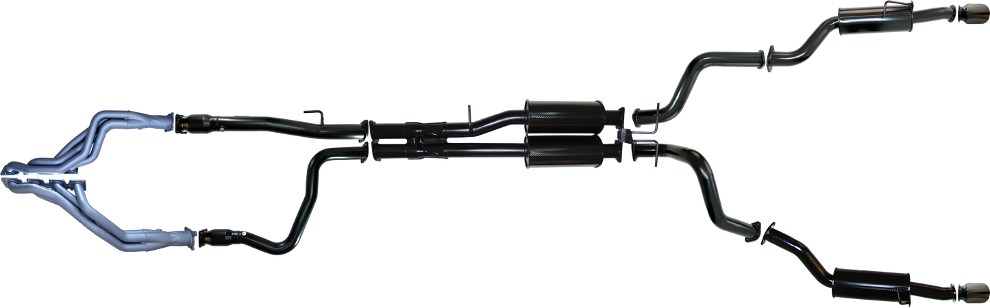 DS 2018-2021 Ram 1500 3" Headers and Cats and Full Exhaust System with Rear Muffler Kit