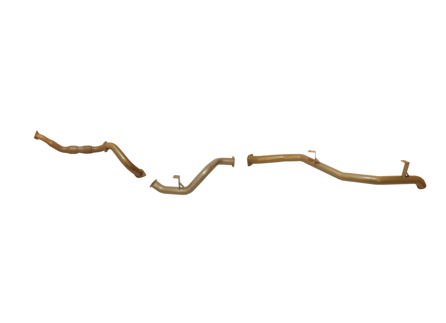 Toyota Landcruiser 70/78 Series V8 4.5L Single Turbo Troopy March 2007 to August 2016 (without DPF/Air Purifier) - Single 3" with CAT and Rear Pipe Only Option Kit