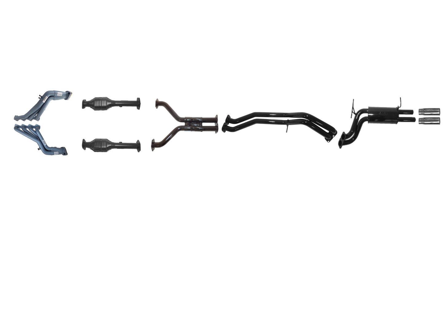 Ford Falcon XR8-GT BA -BF 5.4L Boss Tuned Headers And Full System - No Centre Muffler