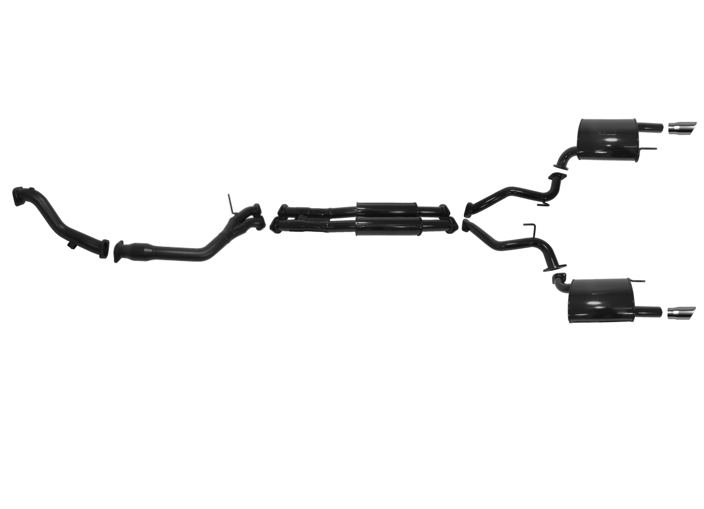 Ford Mustang Coupe 2015 to 2017 2.3" Ecoboost Turbo Back System