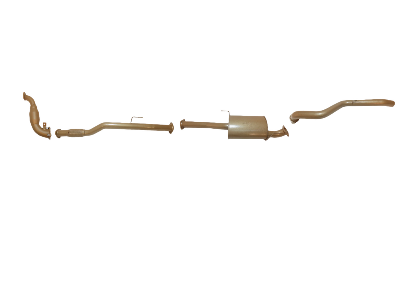 Holden Colorado RG 2.8L (DURAMAX) TD 2012 to September 2016 (without DPF/Air Purifier) - Single 3" with CAT Kit