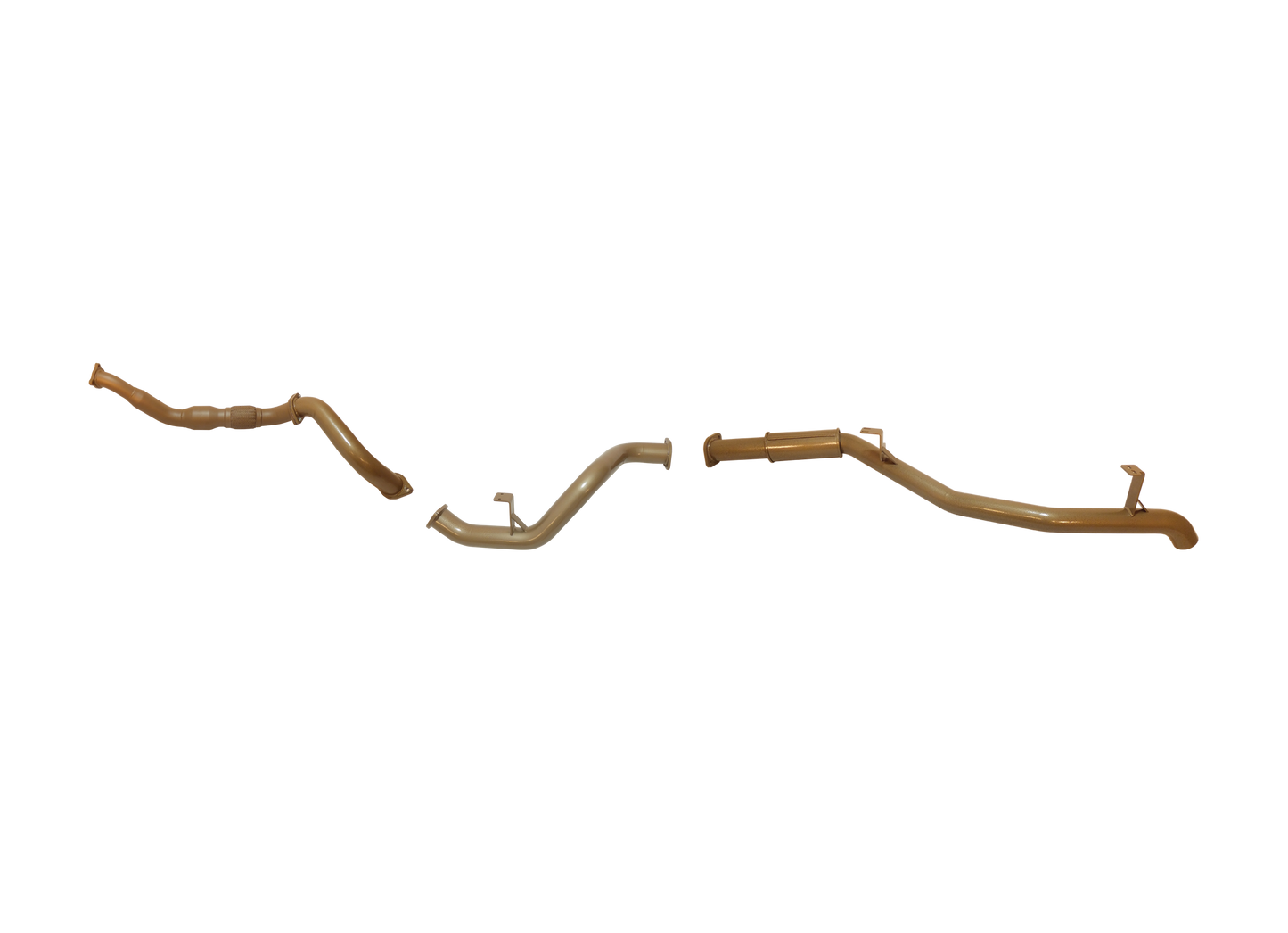 Toyota Landcruiser 70/78 Series V8 4.5L Single Turbo Troopy March 2007 to August 2016 (without DPF/Air Purifier) - Single 3" with CAT and Resonator Kit