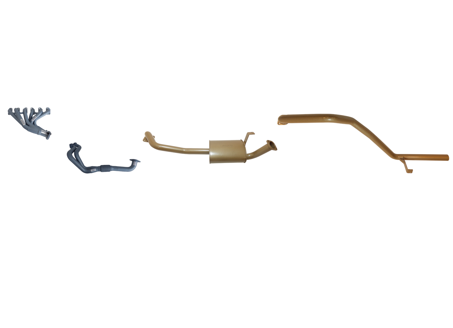 Toyota Landcruiser 80 Series 6 Cyl 4.2L 1HZ Diesel 1989/1997 Non Turbo - Single 2 1/2" with Headers Kit