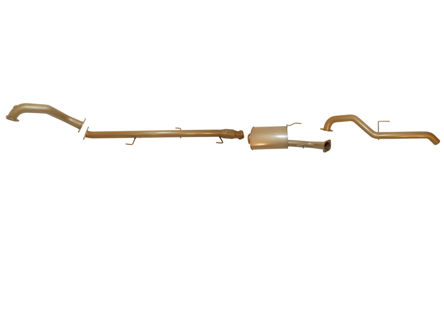 Nissan Navara D40 Manual 3L V6 TD STX550 & STX Oct 2010 to 2016 (without DPF/Air Purifier) - Single 3" Kit