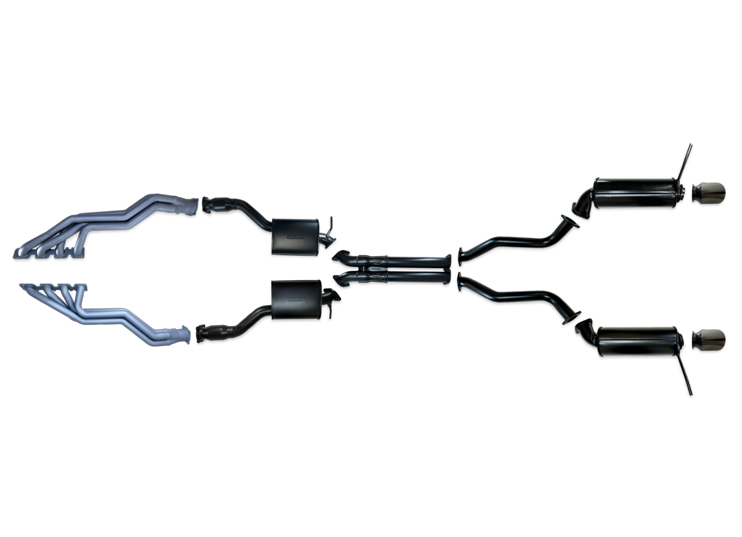 Jeep Grand Cherokee WK2 2012-2021 “SRT” 6.4L Hemi V8 3” Exhaust System with Headers and Cats