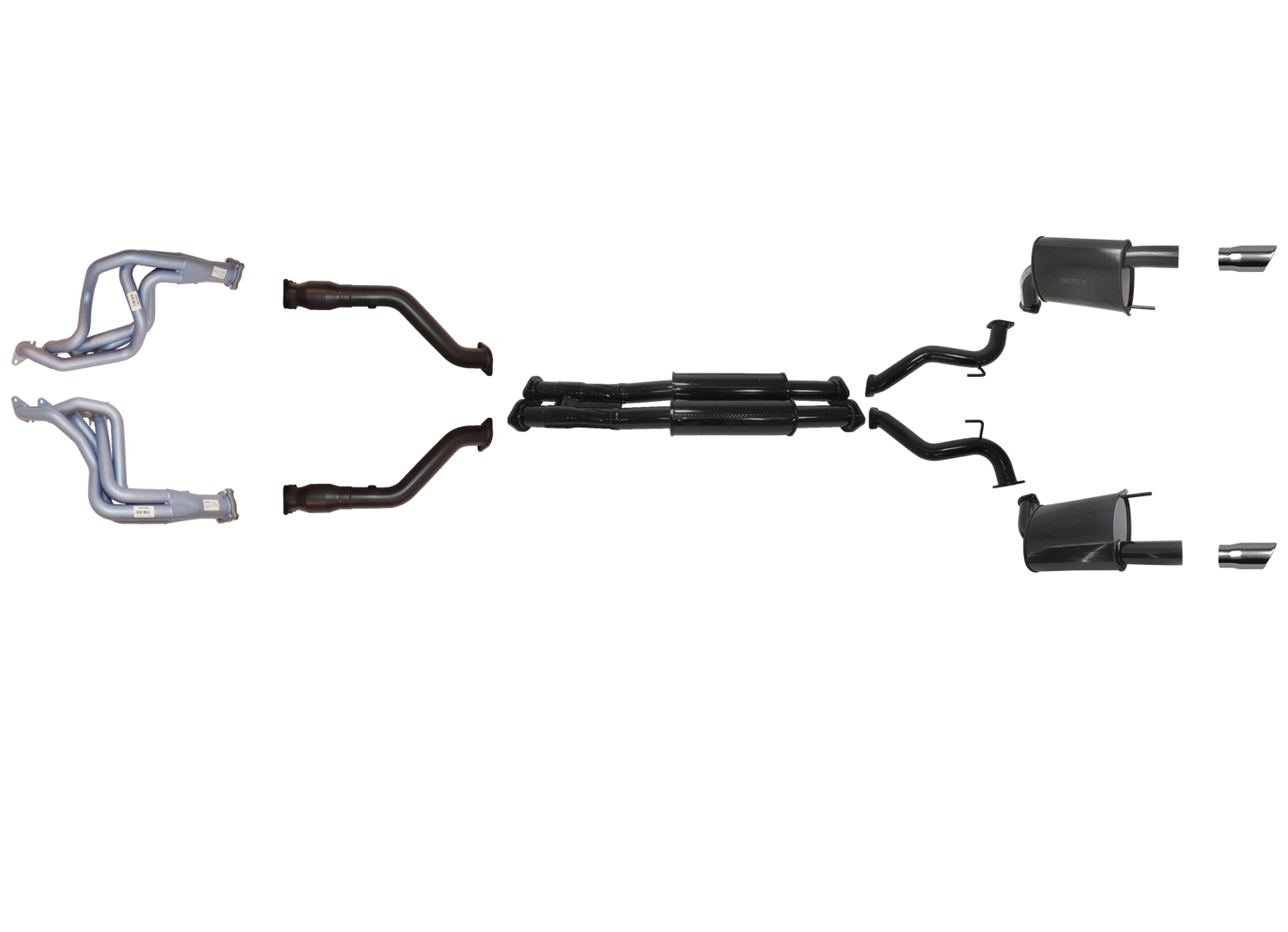 Ford Mustang Convertible 2015 to 2017 5.0L Headers, Cats And Twin 3"Inch System RH Drive Only