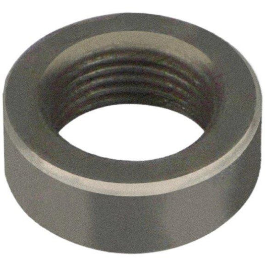 Oxygen Sensor Nuts - Thread M18 x 1.5, Outside diameter 27mm, Thickness 10mm, Taper depth 1mm x 45 degree (Female)