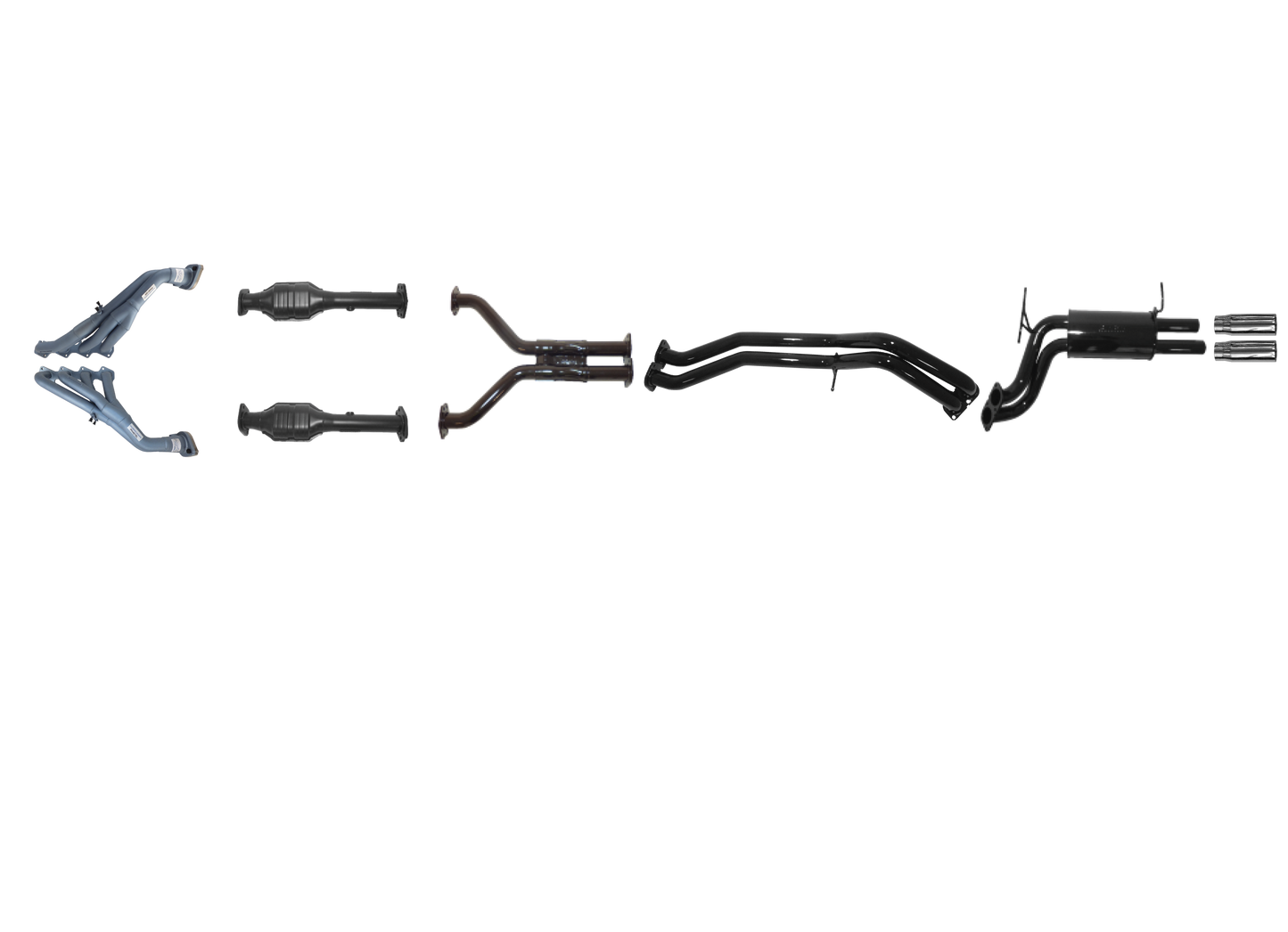 Ford Falcon XR8-GT BA -BF 5.4L Boss Tri-Y Headers And Full System - No Centre Muffler