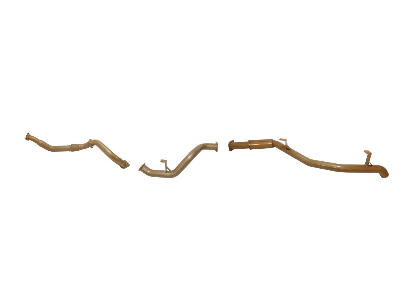 Toyota Landcruiser 70/78 Series V8 4.5L Single Turbo Troopy March 2007 to August 2016 (without DPF/Air Purifier) - Single 3" with CAT and Rear Muffler or Resonator Kit.