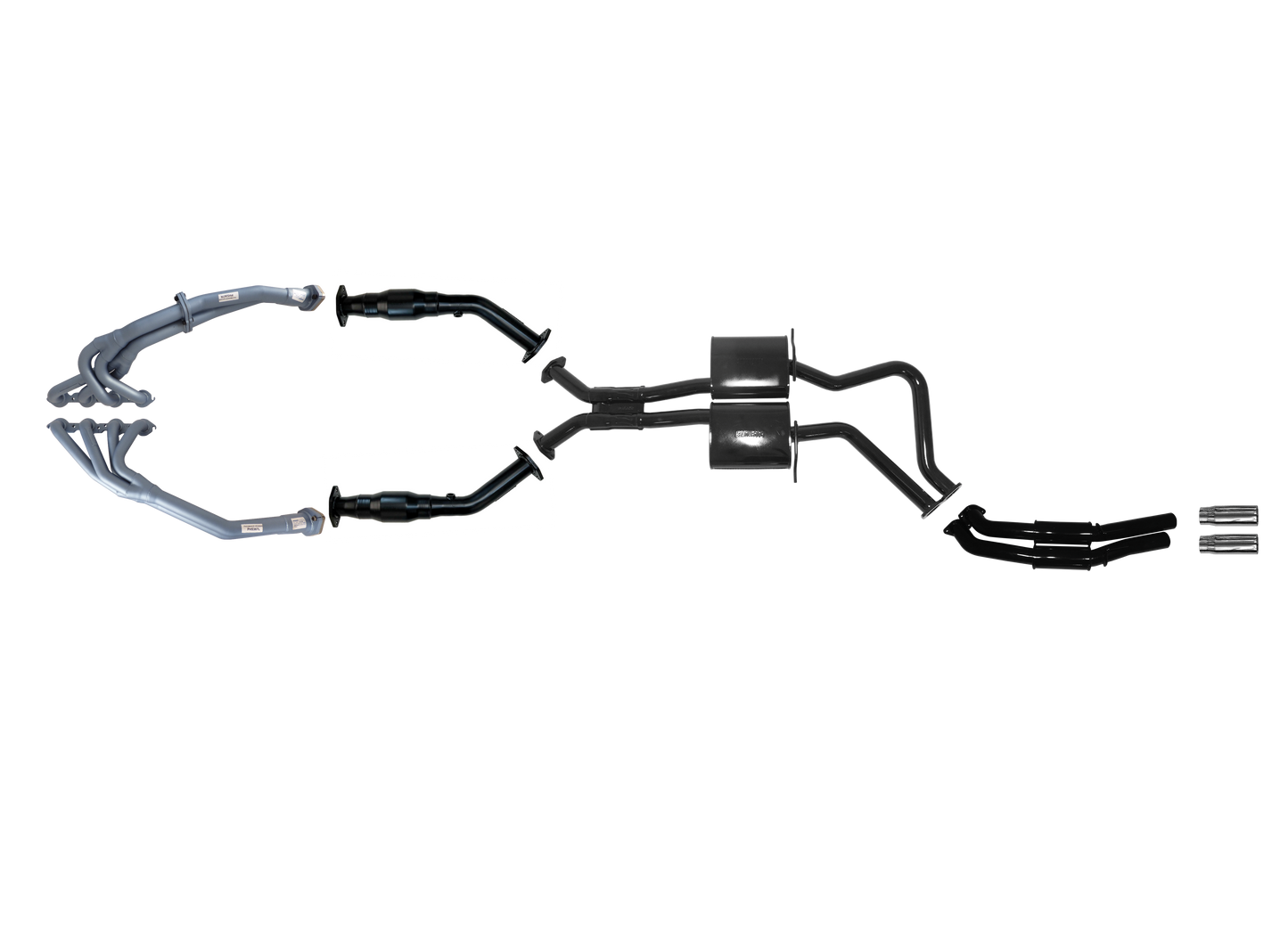 HSV VU and VY Series 1 8 Cylinder Ute Try-Y Headers 3" Inch System