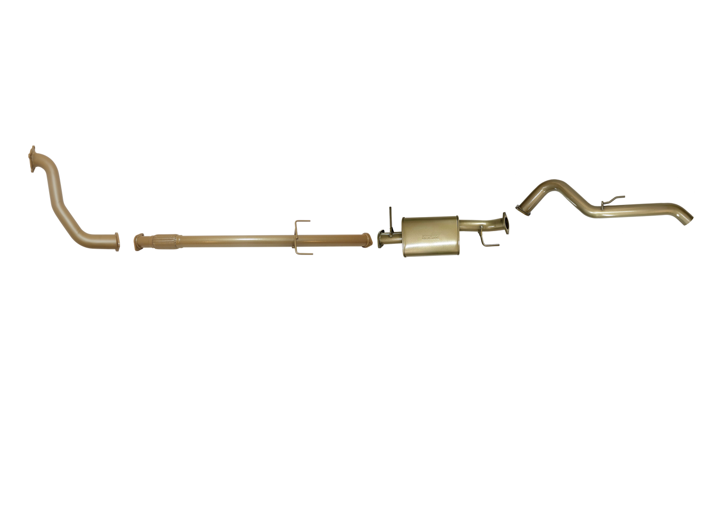 Mitsubishi Triton ML 3.2 TD Dual Cab 2006/2009 - Single 3" With Rear Pipe Only Kit