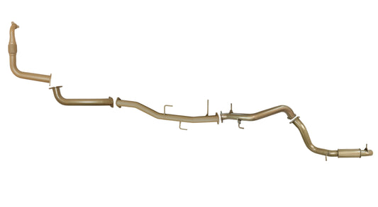 Mitsubishi Pajero NT (4M41T) 3.2L Turbo Diesel Dec 2008 to Oct 2011 - 3 Inch Turbo Back Exhaust System with Rear Resonator