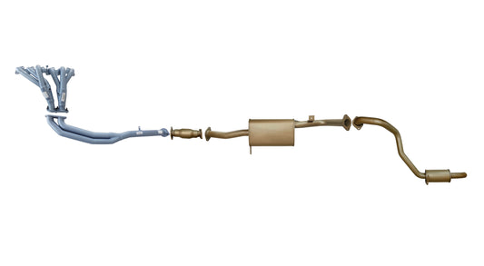 Nissan Patrol GU (TB48DE) 4.8L 6 Cylinder Petrol 2001 to 2010 - 2 1/2 Inch Exhaust System with Headers, a Cat, Muffler and Resonator