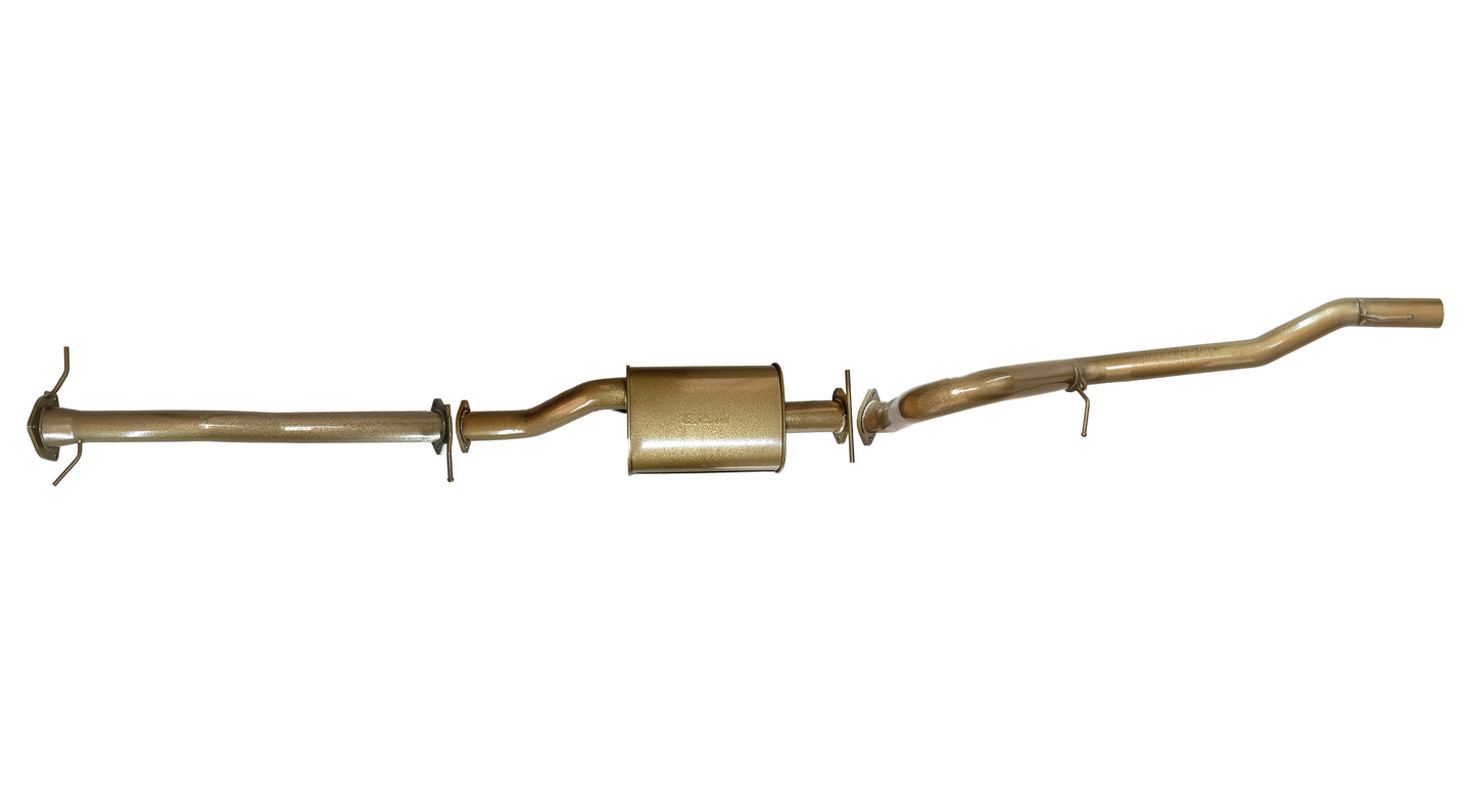 PY, T6.2 Ford Ranger 2022- On 3.0L V6 Turbo Diesel 3" (DPF Back) Exhaust System with Centre Muffler
