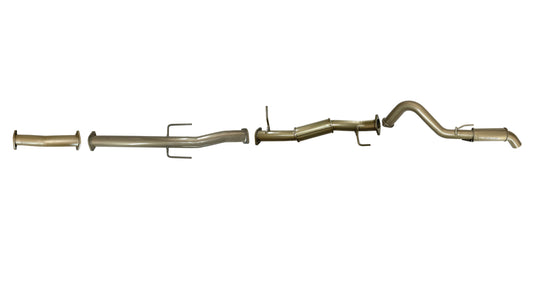Mitsubishi Triton MR 2.4L TD November 2018–2023 – Single 3" DPF-Back Exhaust Kit, Centre Resonator & Rear Muffler