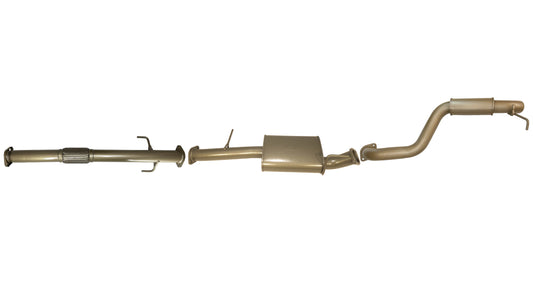Mitsubishi Pajero Sport QF 2.4L Turbo Diesel (4N15) 2020 to 2025 - Single 3" (DPF Back) Exhaust System with Centre Muffler & Rear Resonator