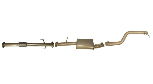 Mitsubishi Pajero Sport QF 2.4L Turbo Diesel (4N15) 2020 to 2025 - Single 3" (DPF Back) Exhaust System with Centre Muffler Only