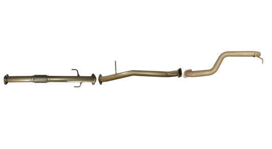 Mitsubishi Pajero Sport QF 2.4L Turbo Diesel (4N15) 2020 to 2025 - Single 3" (DPF Back) Straight Pipe Exhaust System