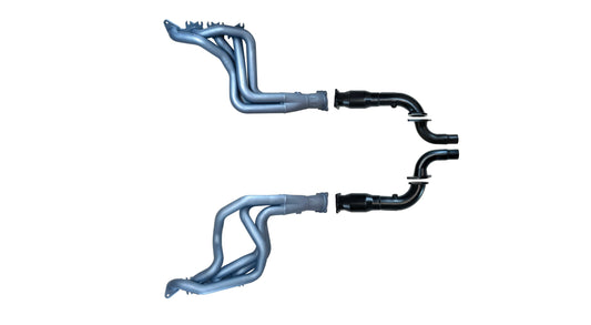 Ford Mustang (6th Generation) 2018 to 2023 5.0L V8 Coyote 3” Inch Ceramic Coated Headers and Cats to suit Factory Exhaust (Will fit RH Drive Only)
